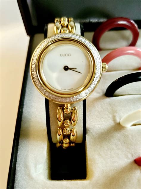 Gucci bezel watch 1100 price